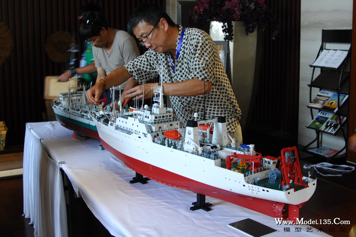 仿真竞赛现场－C2:F2机械船模－上海队大洋1号.jpg
