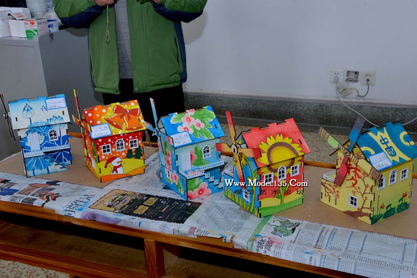 小学女子组前5名作品