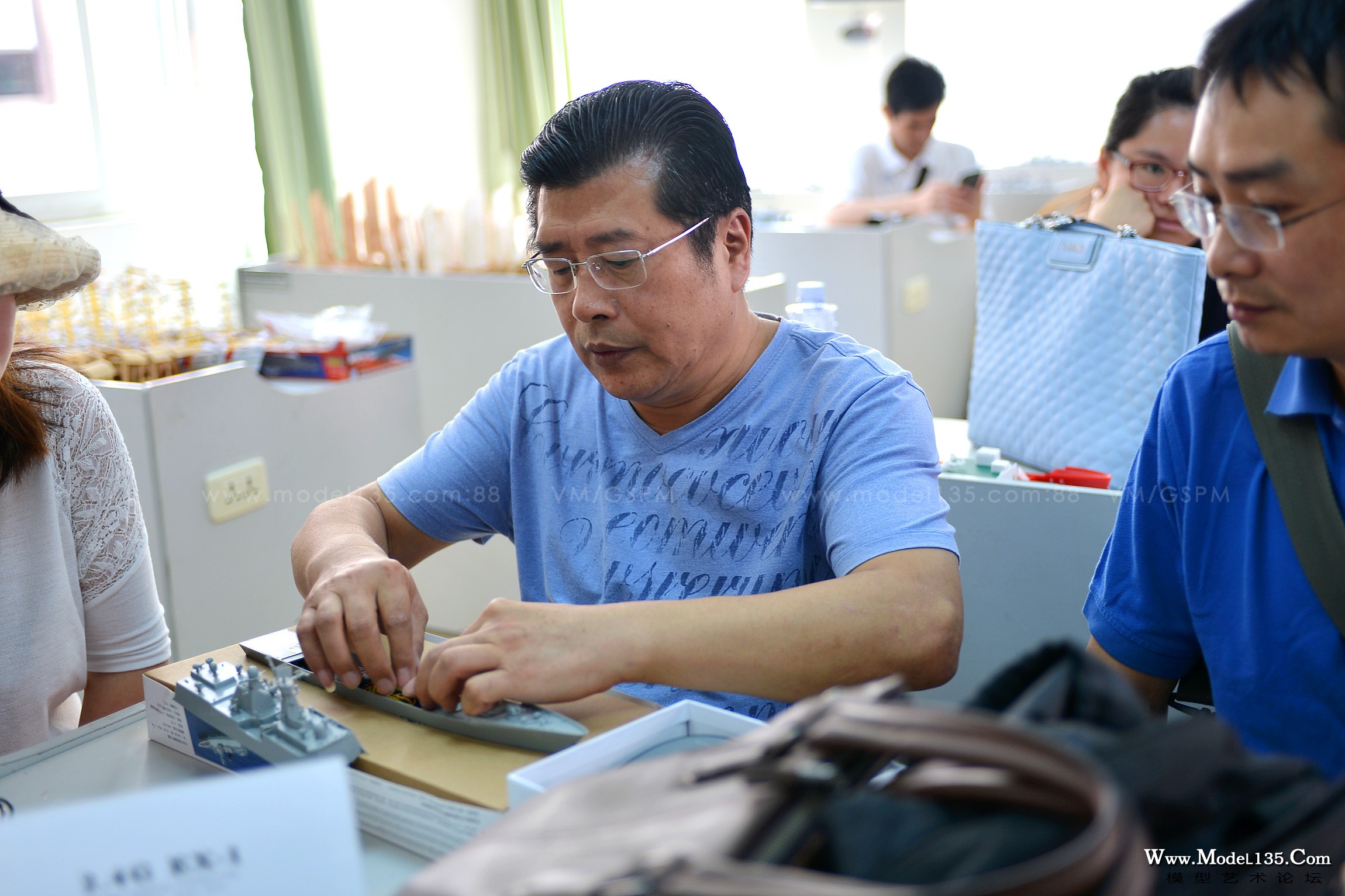 老师们对模型做下水前调试