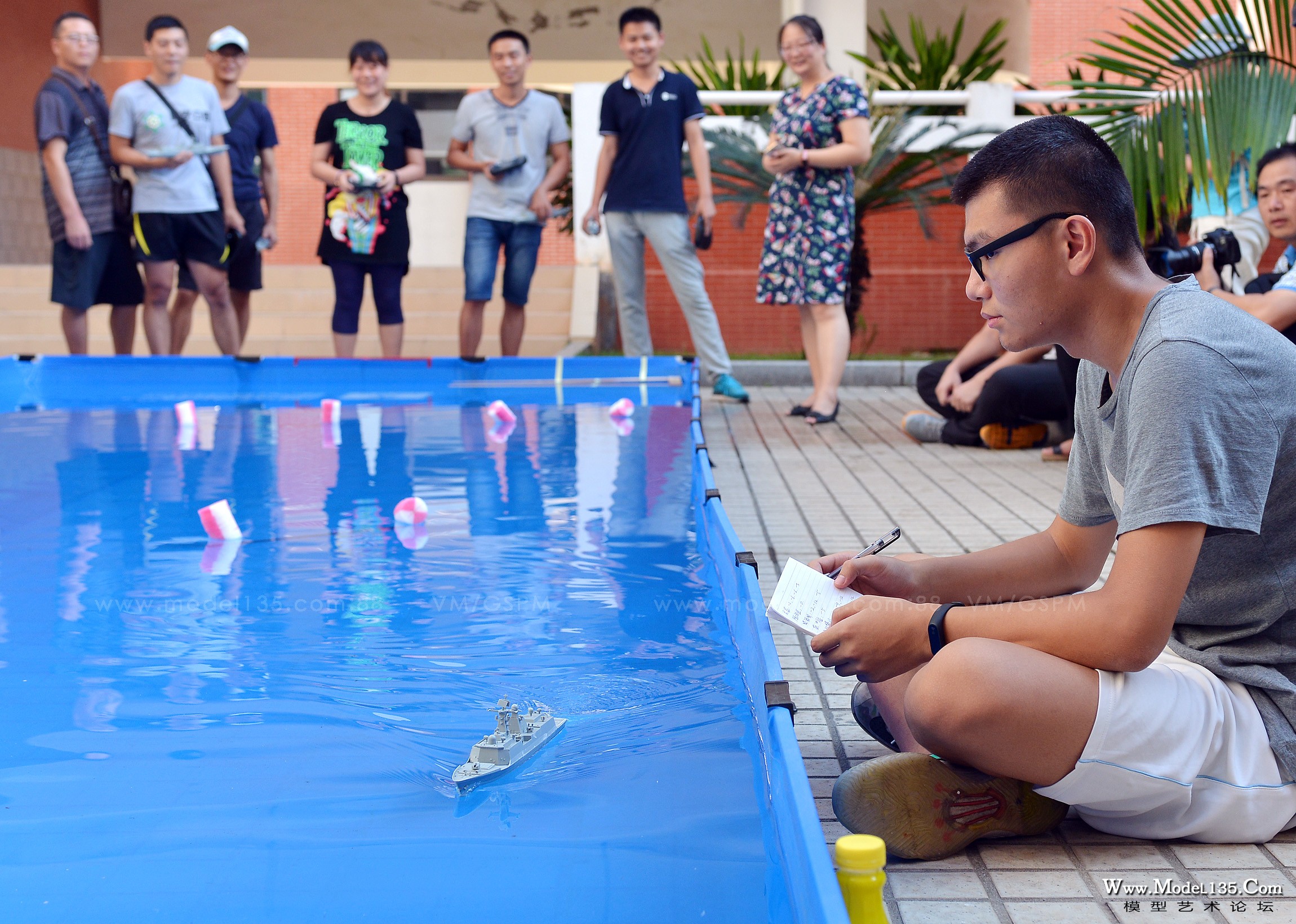 由世界冠军詹泽浩担任航行实践裁判