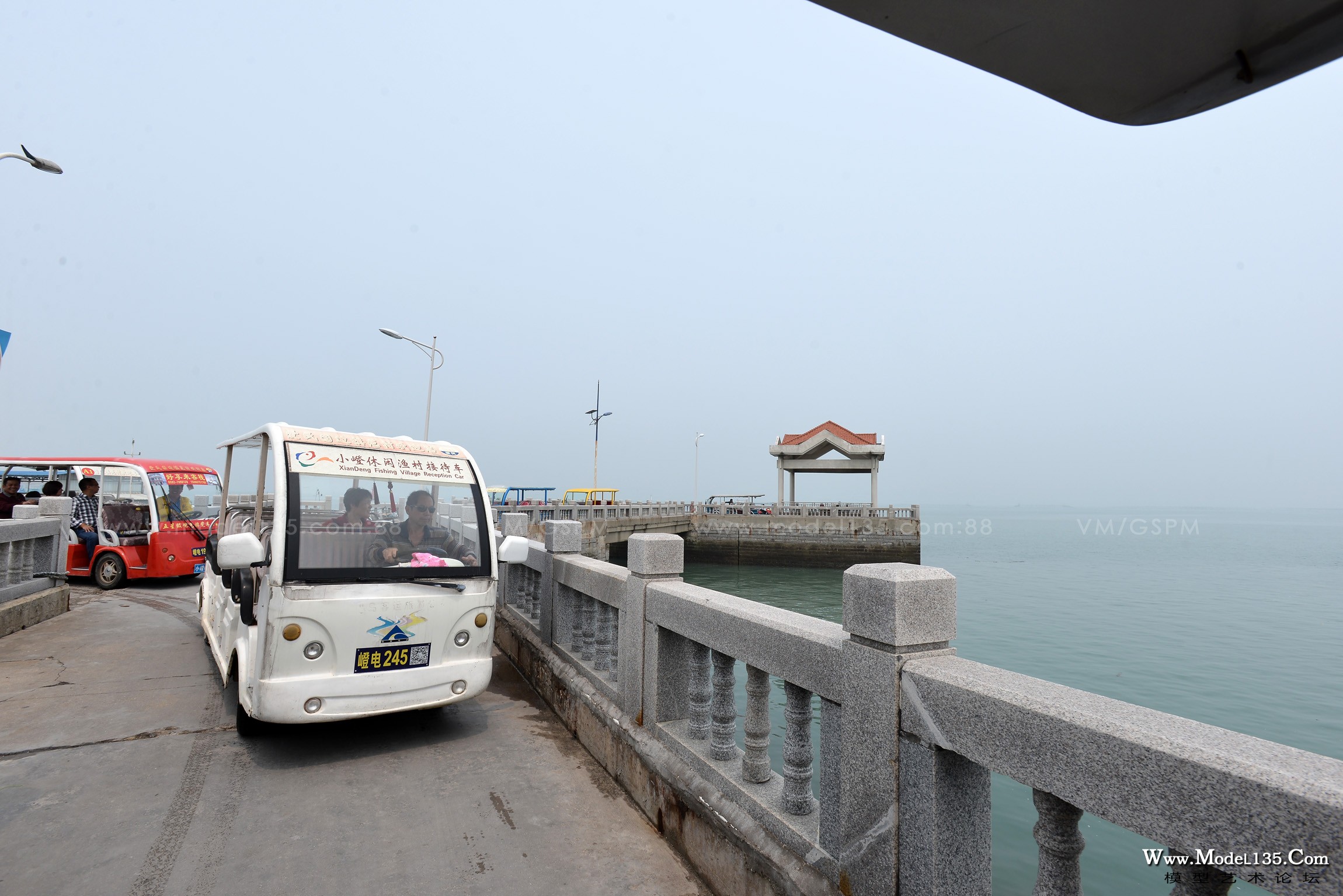 小嶝岛上唯一的交通工具，电瓶车