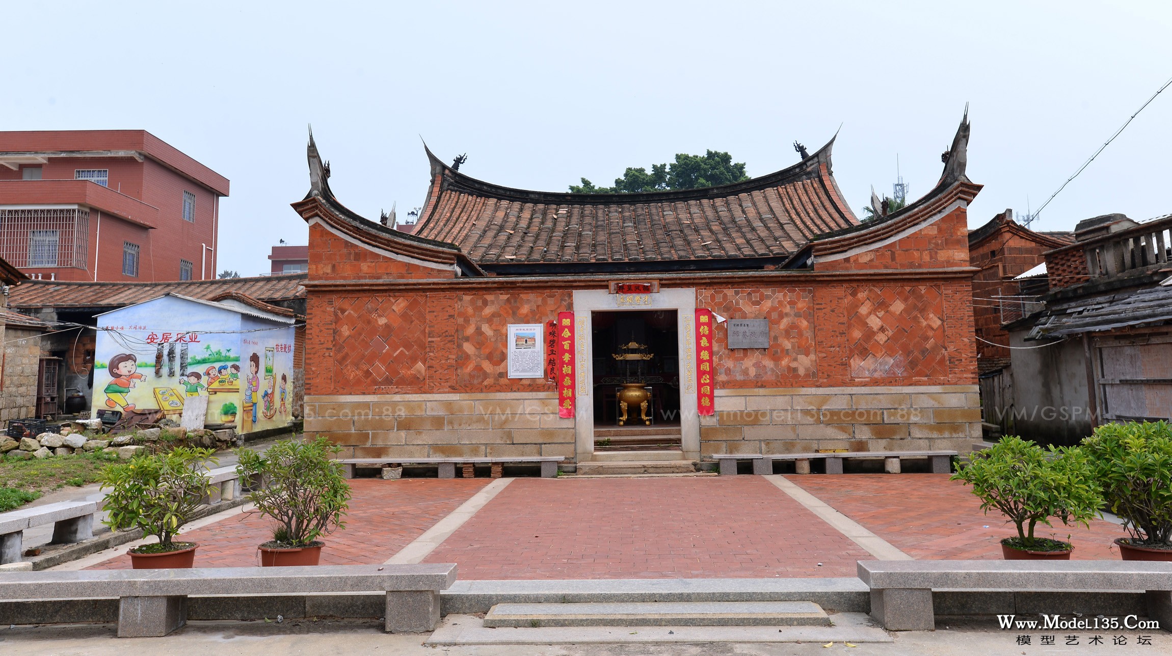 邱葵故居，近年的建筑模型省赛市赛模型是以此为原型设计