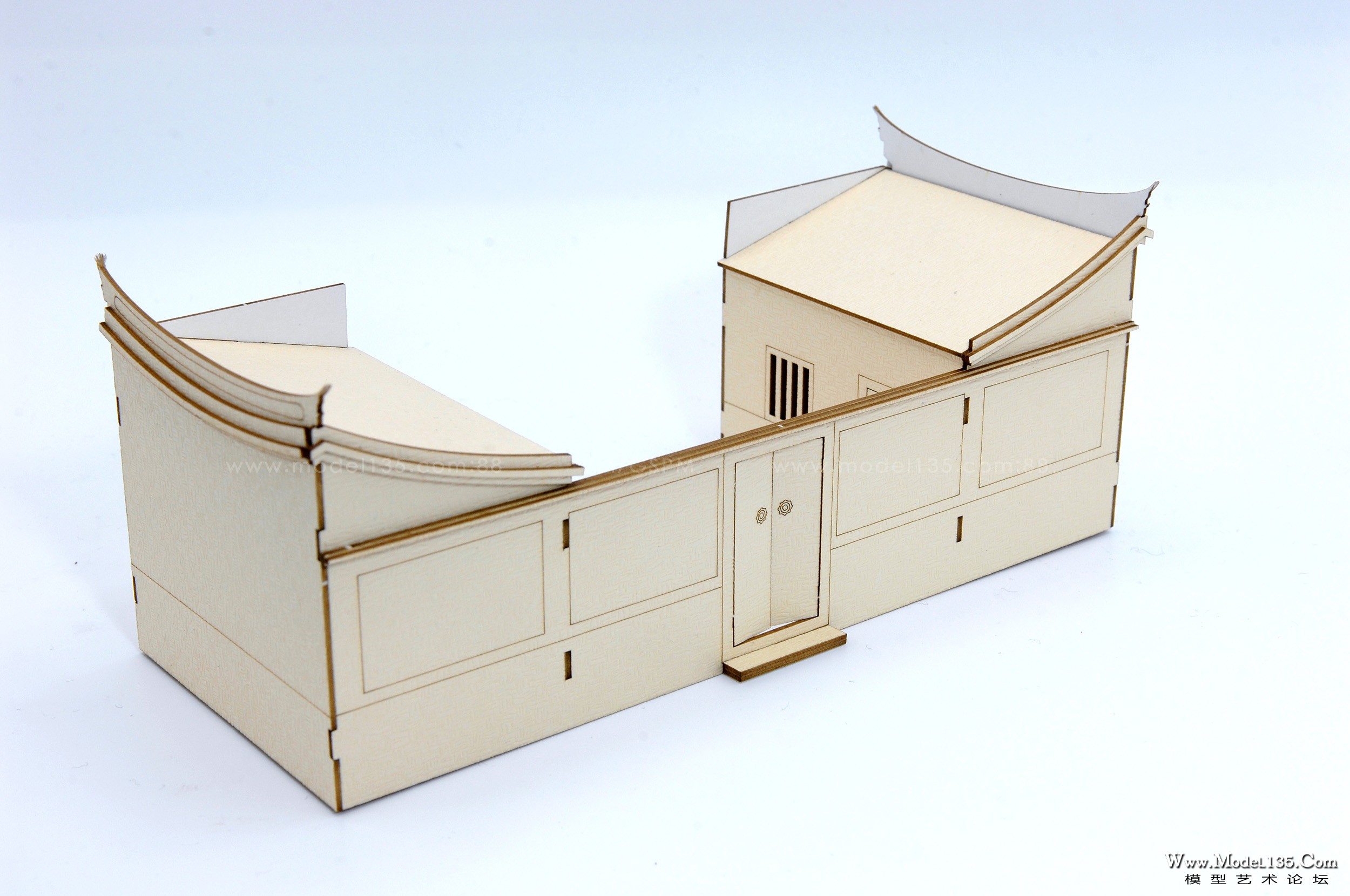 闽南古厝套装纸模首创建筑模块化概念