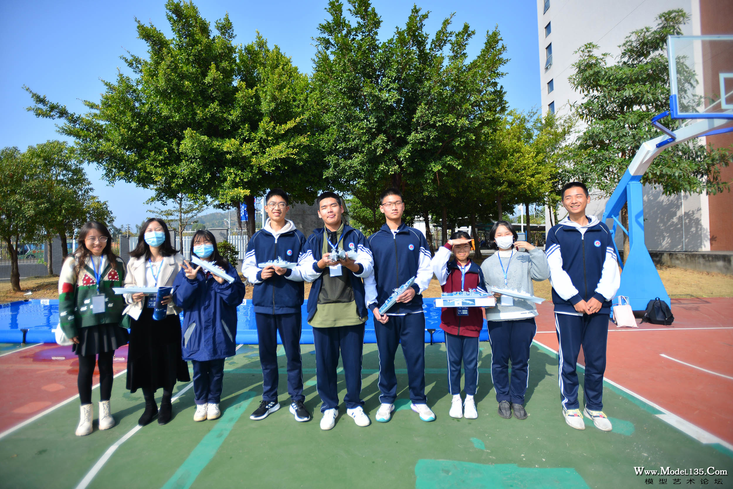 杏南中学宁德号直航赛参赛师生