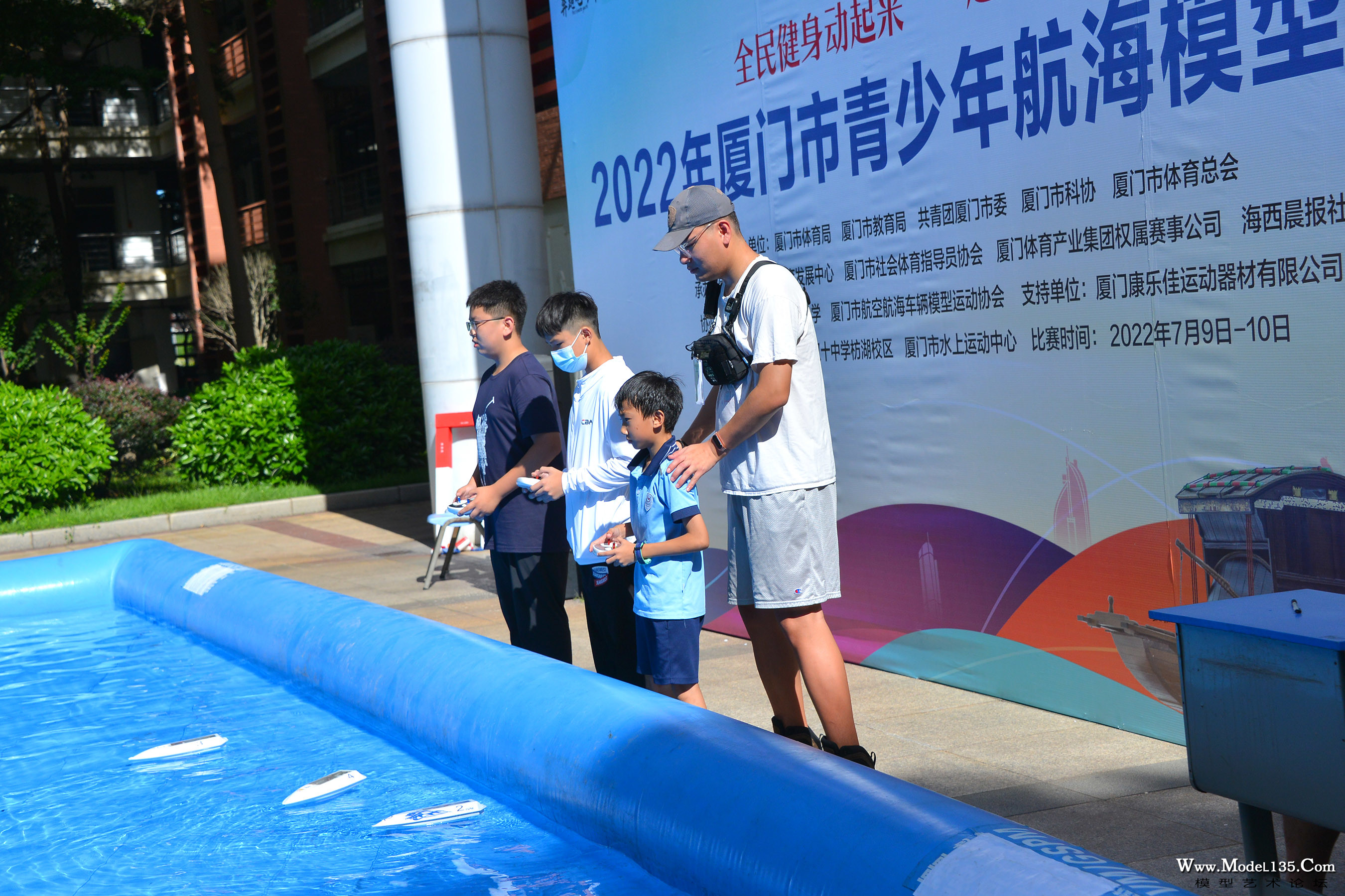 大水池动力艇普及项目竞赛中