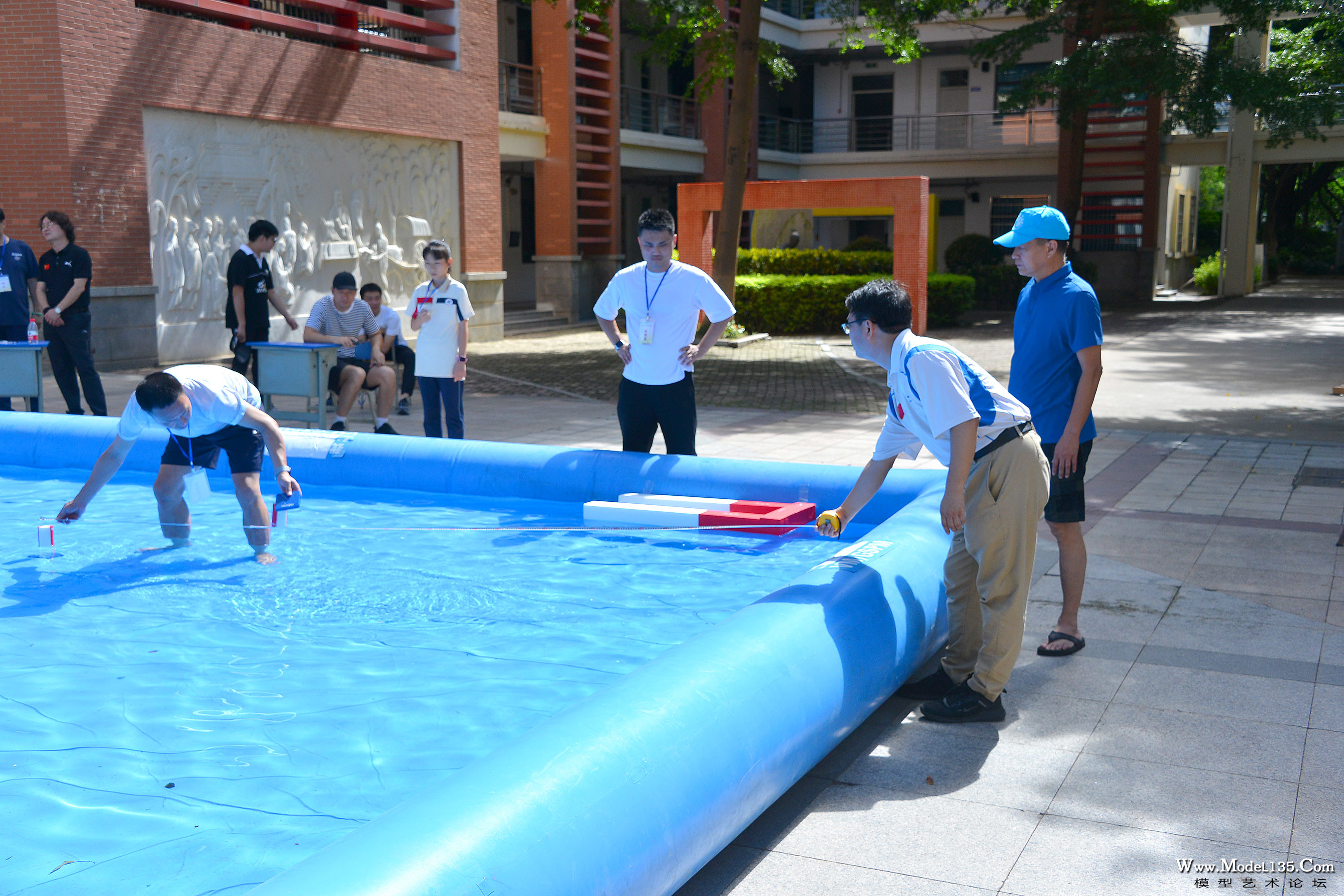 大水池场仿真航行地布置